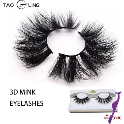 3D Mink Lashes 25mm Natural Eyelashes Dramatic False Eyelashes Faux Cils Makeup Wholesale Fake Eyelash Extension maquiagem