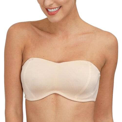 Sexy Women Strapless Bra Adjusted Convertible Straps Multi-ways Invisible Wedding Bralette 32 34 36 38 40 42 44 46 48 A B C D E