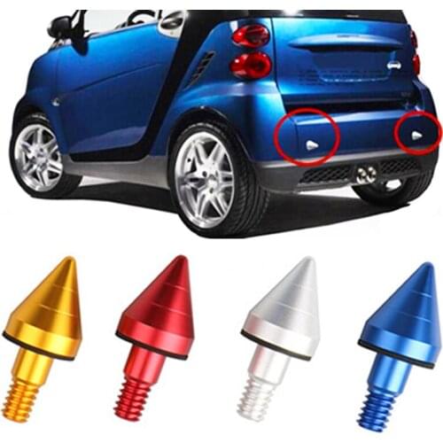 Car Rear Bumper Spike Anti Collision Front Rear Protector For Mercedes SMART 451 450 Fortwo Car Exterior Decoration Sticker
