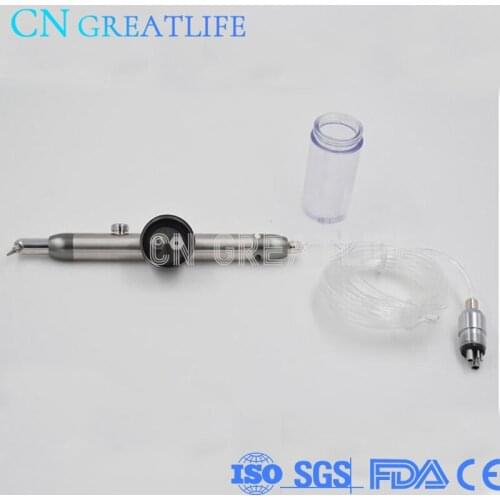 Dental Lab Microetcher Sandblaster Sander Sandblasting Gun Machine Alumina Compressor Kit Brush Air Polisher 4hole