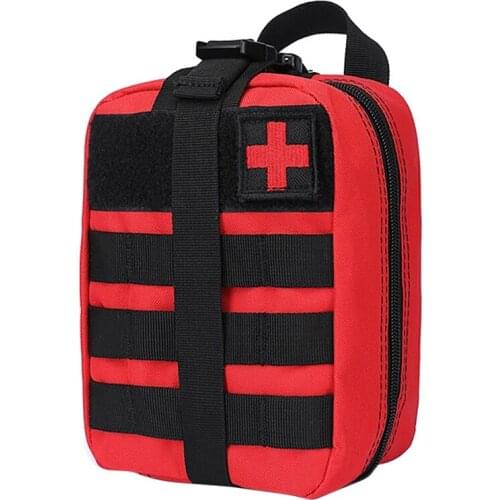 First Aid Pouch Waterproof Travel Camping Climbing Sports Survival Emergency Supply Bag(Empty Package)