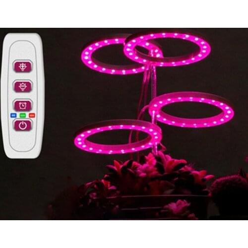Angel Ring Grow Light Phytolamp For Plants Led Lights DC5V USB Full Spectrum Lamp For Indoor Plant Seeds Home Flower Succulent