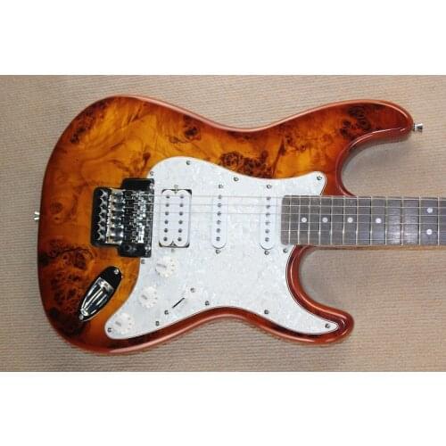 Top Quality Wholesale custom body ST Chrome Tremolo Electric Guitar