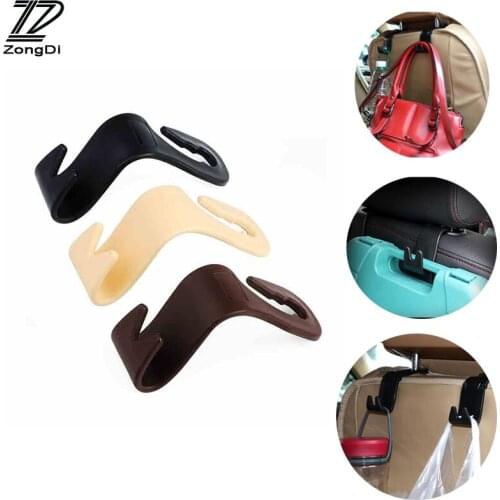ZD 4Pcs Multi-purpose car rear seat hook for Acura Chevrolet Cruze Aveo Peugeot 307 206 308 407 207 Seat Leon Tiguan 2017