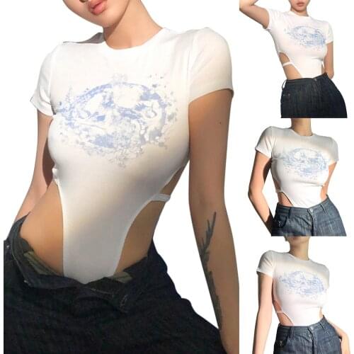 Womens Fashion Cotton O Neck Playsuit Women Short Sleeve Sport Wear Casual Rompers Womens Jumpsuits One Piece Dropshipping