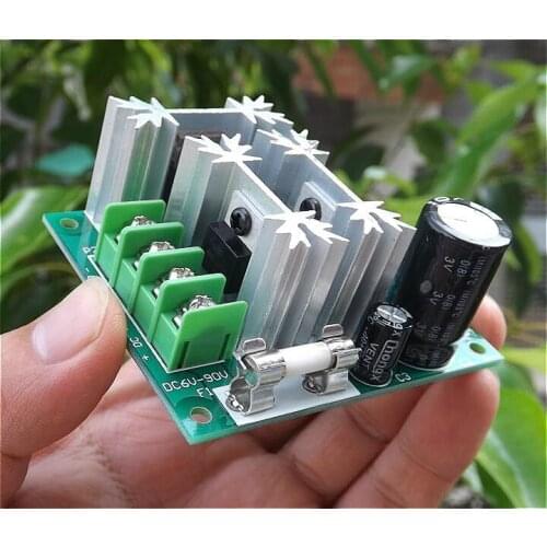 1pcs Dc motor wuji speed 6 v - 90 v power PWM