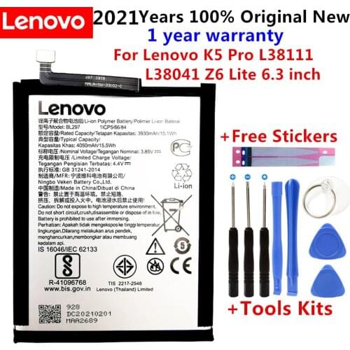 100% Original Lenovo K10 Note 4050mAh Battery NEW Produce In Stock batteries +Tools