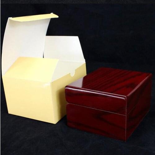 5pcs Wood Wrist Watch Box Bangle Storage Case Jewelry Display Single Slot