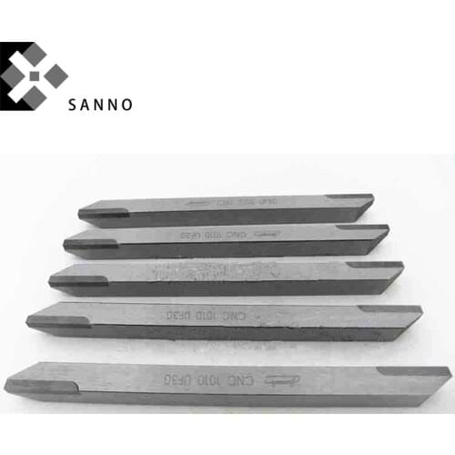 3PCS CNC automatic lathe cutting tool 6x6mm / 7x7 / 8x8 / 10x10 / 12x12x150mm UF30 / M20 double head external turning cutter