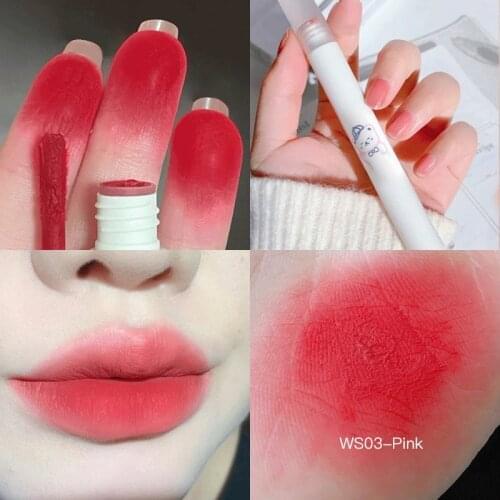 Velvet Lip Mud Dark Series Color Retention Non-stick Cup Matte Lip Glaze Waterproof Moisturizing ​Lip Makeup Cosmetic TSLM1