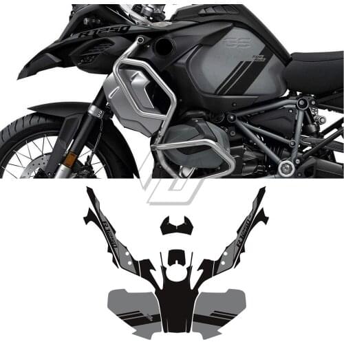 For BMW R1200GS R1250GS Adventure Triple Black 2014-2022 Motorcycle Full Graphic Decal Kit