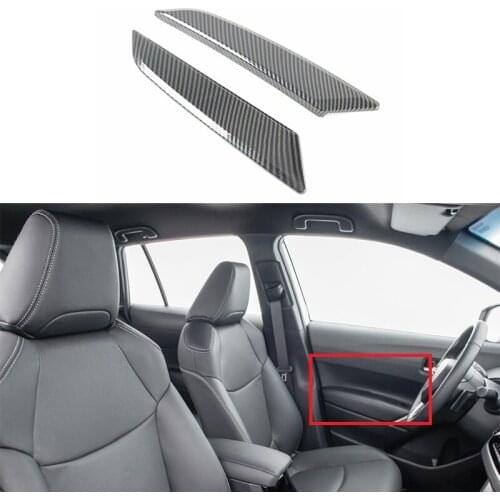 For Toyota Corolla Cross (XG10) 2020 2021 Chrome Interior Armrest Cover Trim Car Styling Accessories