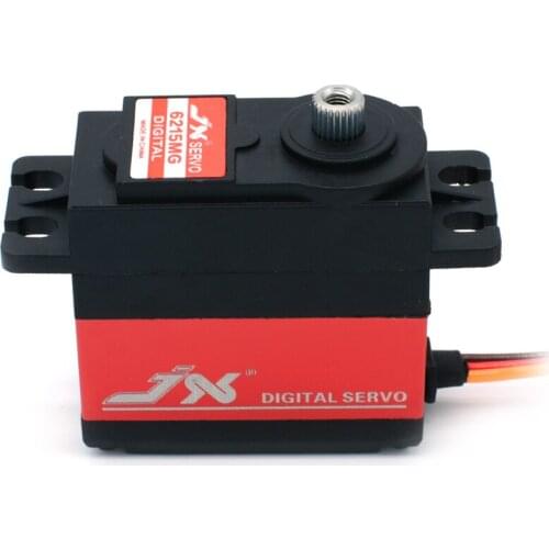 Jx Pdi-6215Mg 62G 15Kg High Precision Metal Gear Digital Standard Servo for 1/8 1/10 Rc Car Boat Robot Airplane Helicopter Parts