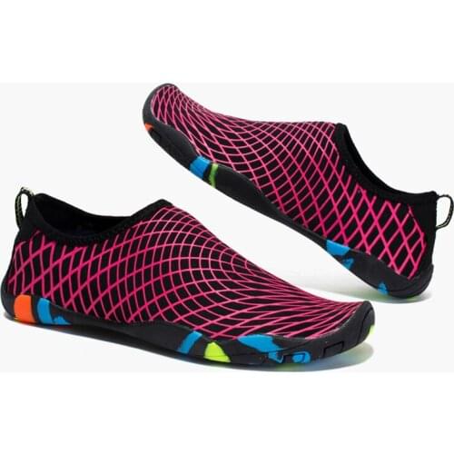 Lovers Swimming Yoga Beach Shoes Lightweight Soft Spider Web Pattern Women Men Beach Water Shoes Unisex Footwear Aqua Shoes