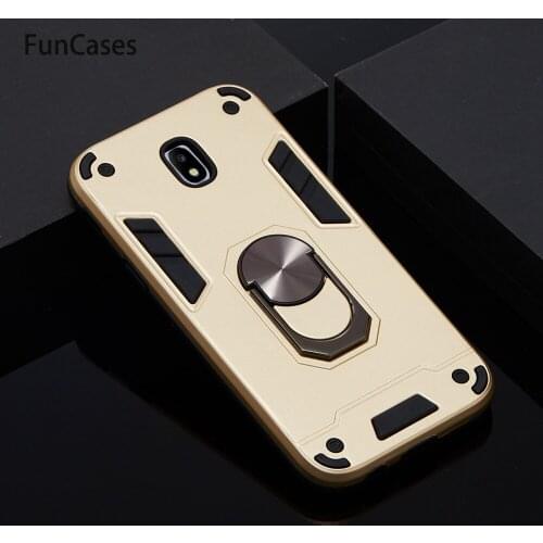 Magnetic Car Ring Holder Case Phone For Samsung J730 Etui Galaxy J5 2017 Eurasian version J7 J2 Max Prime J530 Hard PC Protector