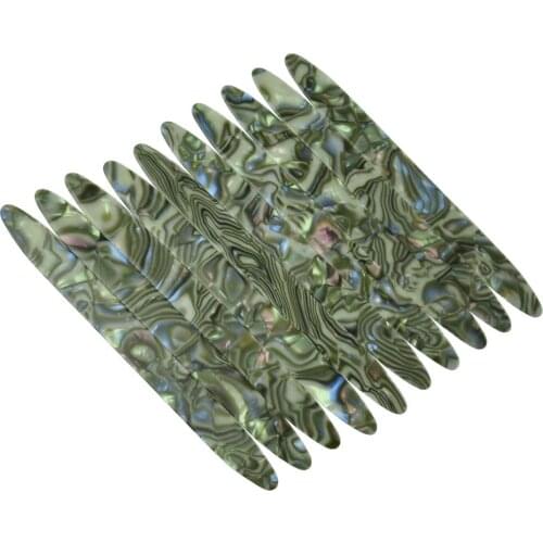 10Pcs Medium 0.71mm OUD Picks Celluloid Picks Plectrums Strips For Oud Ud Reeshe Abalone