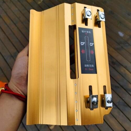 Tile Chamfer Guide Wheels Smooth Movement Golden Color 45 Degree Angle Cutting Helper Tool for Cutting Machine