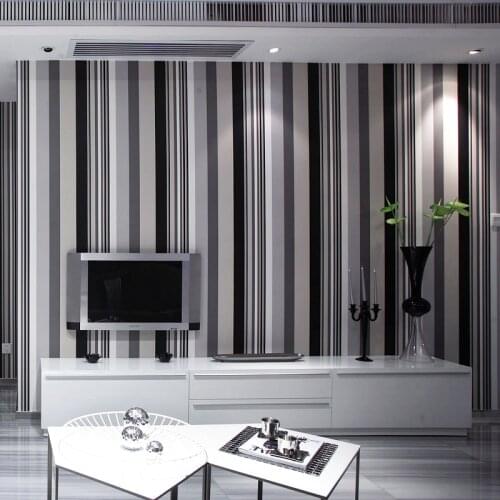 Beibehang papel de parede 3d The new flocking simple striped wallpaper bedroom living room sofa backgroumd for wall paper