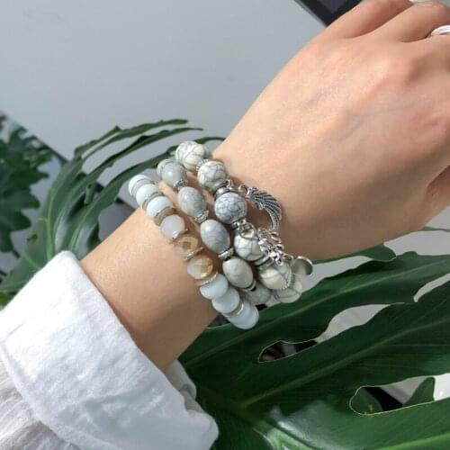 ORNAPEADIA Wholesale Bohemian Style Colorful Bead Multi-layer Bracelet for Women Creative Pendant Beaded Bracelet Bangles