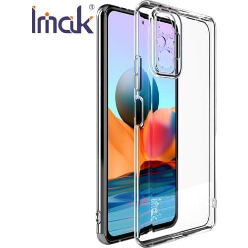 IMAK Clear Transparent TPU Case For Xiaomi Redmi Note 10 Pro Soft Silicone Cover