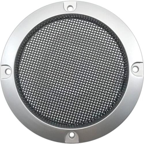 2Pcs Speaker Net Cover High-grade Car home mesh enclosure speakers Plastic Frame Metal iron wire Grilles Speaker Accessories