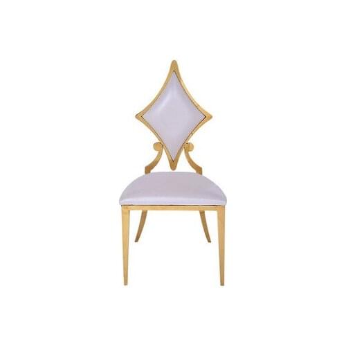 New creative modern style PU leather metal dining chair with backrest delicate durable beat quality stool for best service