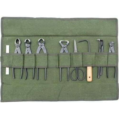 Japanese Bonsai Tools Storage Package Roll Bag 600x430MM Canvas Tool Set Case CLH@8