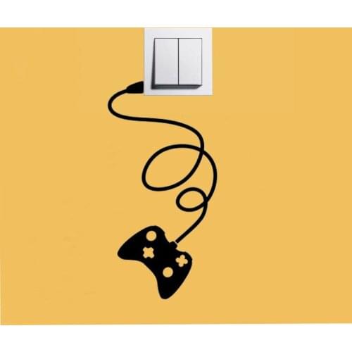 Funny Game Mouse Switch Stickers Wall Decal Vinyl Sticker 2SS0021