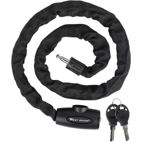 Anti-theft Chain Lock Bicycle Lock MTB Road Bike Safety Anti-theft Chain Lock Outdoor Cycling Bicycle Accessories Bike Lock