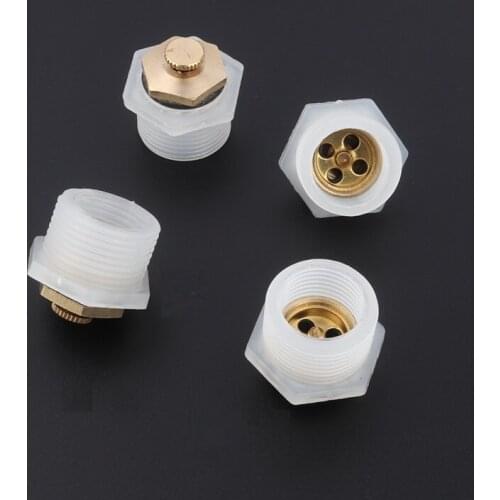 1-50pcs Brass Refraction Nozzle 1/2 Inch to 3/4 Inch Brass Sprinkler Mist Nozzle Garden Irrigation Micro Sprinkler