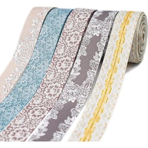 10 Yards 1' 25MM Lace Colors Printed Grosgrain Ribbons For Hair Bows DIY Handmade Materials Y2020110502