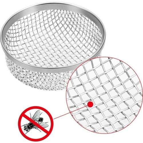2 Pack RV Furnace Vent Cover Flying Insect Screen Net Cover Heater Exhaust Vents Screen 2.8 Inch Stainless Steel Mesh For Camper