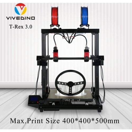 T-Rex 3+ 2020 3D Printer Increase the Function of Laser Printer New Model Outstanding Industrial Large 3D Printer Colorful