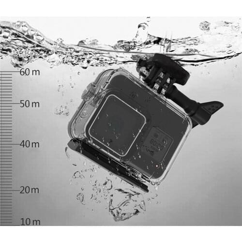 60m Waterproof Cover Protective Case Full Protection for Gopro Hero 8 Black Action Camera Spare Parts
