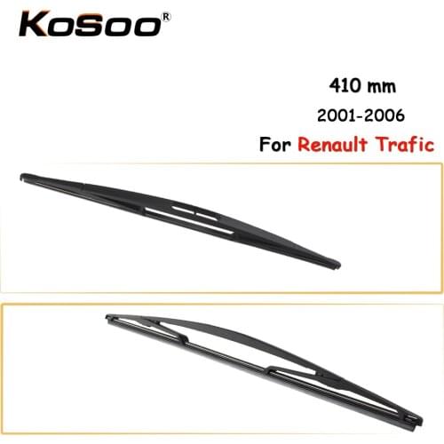 KOSOO Auto Rear Car Wiper Blade For Renault Trafic,410 mm 2001-2006 Rear Window Windshield Wiper Blades Arm,Car Accessories