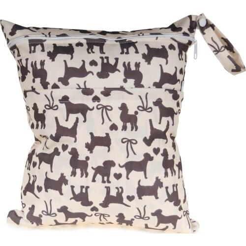 [CHOOEC] 2020 New Wet Bag Washable Reusable Cloth diaper Nappies Bags Waterproof Swim Sport Travel Carry bag Big Size: 30X36 cm