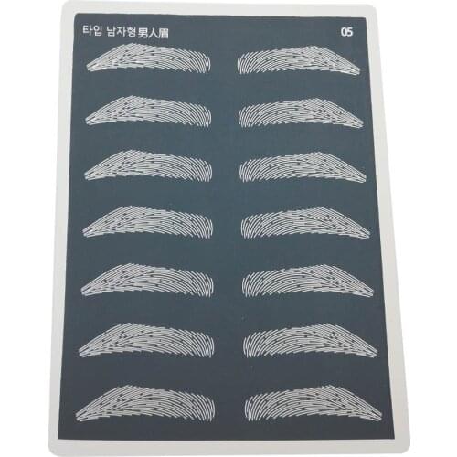 Microblading Tattoo Practice Skin Men Eyebrow Cosmetic Permanent Makeup Eyebrow Training Skin Tattoo Tools