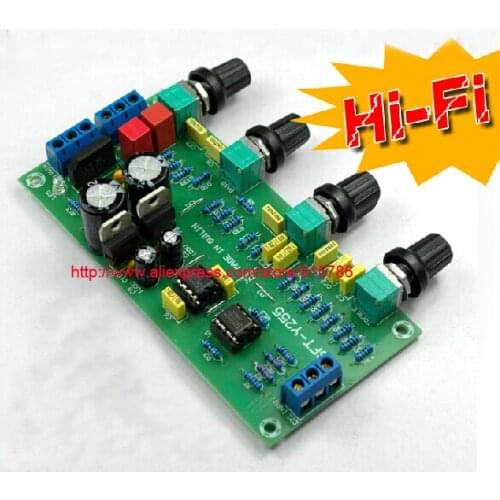 No noise amplifier board NE5532 / preamp board / HIFI tone board 115x55mm free shipping