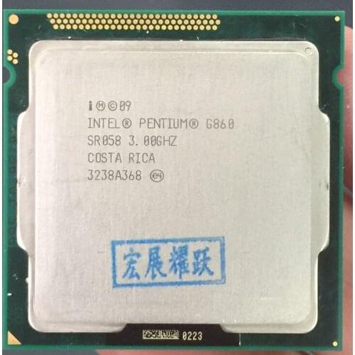 Intel Pentium Processor G860 (3M Cache, 3.00 GHz) CPU Dual-Core LGA 1155 PC Computer Desktop CPU