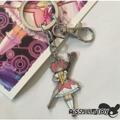 Puella Magi Madoka Magica Kaname Madoka Akemi Homura Sakura Kyouko Miki Sayaka Tomoe Mami metal pendants alloy figures key chain