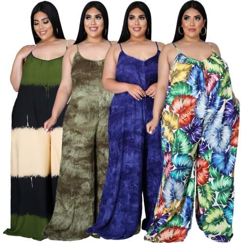 Plus Size Womens Fashion Sexy Casual Stripes with Large Size Body Pants Suspenders All-match Waistless Wide Tube Type