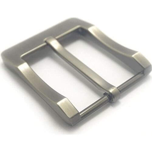 1Pcs Multipurpose DIY Crafts 4CM Zinc Alloy Single Pin Belt Half Buckle Casual Style for Men Hardware Accessories