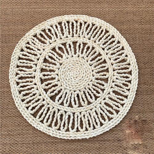 Futon round package mail rattan straw tatami thick bay window cushion hit cushion worship mat yoga mat doyleys