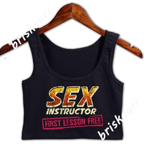 Sex Profane Love Gift Idea Crop Top Women S-XXL Clothing Summer Standard Tops Anti-Wrinkle For Girl Printing Vest