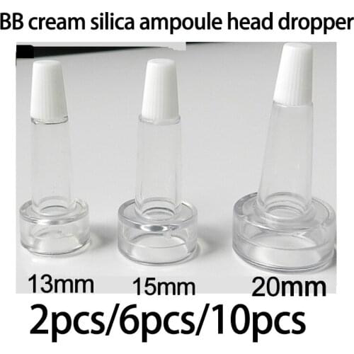 8mlBBCream Silicone Ampoule Transparent Essence Ampoule With Dropper Suitable For 8ml Ampoule Essence BB Cream Lip Color Essence