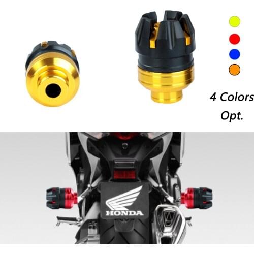 Universal Motorcycle CNC Aluminum Front Fender Frame Sliders Modified Accessories 15mm For Honda Kawasaki Yamaha Suzuki