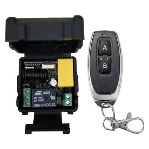 Universal AC 220 V 1 channel RF mini Wireless Remote Control switch Receiver & Transmitter 433 mhz power on/off