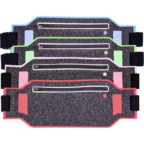 Waterproof Running Waist Bags Ultra-Thin Outdoor Sports Waist Pouch Unisex Cycling Hiking Mobile Phone Belt Waist Bag