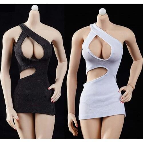 1/6 Scale Female Sexy Dress Tight Allure Skirt Clothes Model for 12in Action Figure Tbleague Phicen Doll