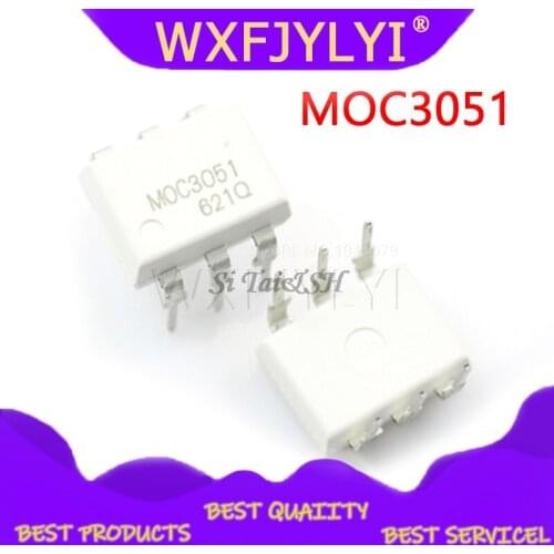 10pcs/lot MOC3051 MOC3052 MOC3061 MOC3062 MOC3063 MOC3081 MOC3082 MOC3083 MOC3033 MOC3031 DIP-6 New original